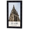 thumbnail image 1 of 21x48 Frame Black Passaggi Solid Wood Picture Frame Width 1.5 Inches | Interior Depth 0.5 Inches |, 1 of 8