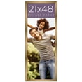 thumbnail image 1 of 21x48 Frame Gold Bronze Solid Wood Picture Frame Width 0.75 Inches | Interior Frame Depth 0.5, 1 of 8
