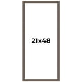 thumbnail image 1 of 21x48 Frame Silver Real Wood Picture Frame Width 1.25 Inches | Interior Frame Depth 0.5 Inches |, 1 of 8