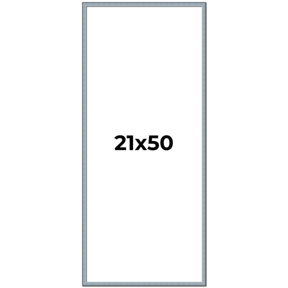 21x50 Frame Rustic Sky Blue Solid Wood Picture Frame | 0.75 Inch Moulding Width |Includes UV