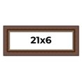 thumbnail image 1 of 21x6 Copper and Brown Real Wood Picture Frame Width 2 inches | Interior Frame Depth 0.5 inches |, 1 of 8
