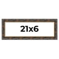 thumbnail image 1 of 21x6 Frame Gold Real Wood Picture Frame Width 1.5 inches | Interior Frame Depth 0.5 inches |, 1 of 8