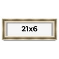 thumbnail image 1 of 21x6 Shadow Box Frame Silver | 1.75 inches Deep Real Wood Traditional Shadowbox Display Frame | UV, 1 of 8