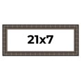 thumbnail image 1 of 21x7 Frame Black Bamboo Solid Wood Picture Frame Width 1.5 Inches | Interior Frame Depth 0.5 Inches, 1 of 8