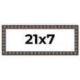 thumbnail image 1 of 21x7 Frame Black Brown Chestnut Mosaic Solid Wood Picture Frame | 1.125 Inch Moulding Width |, 1 of 8