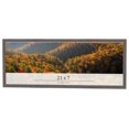 thumbnail image 1 of 21x7 Frame Blue Kingsley Pewter Solid Wood Picture Frame Width 0.75 Inches |Interior Depth 0.5, 1 of 8