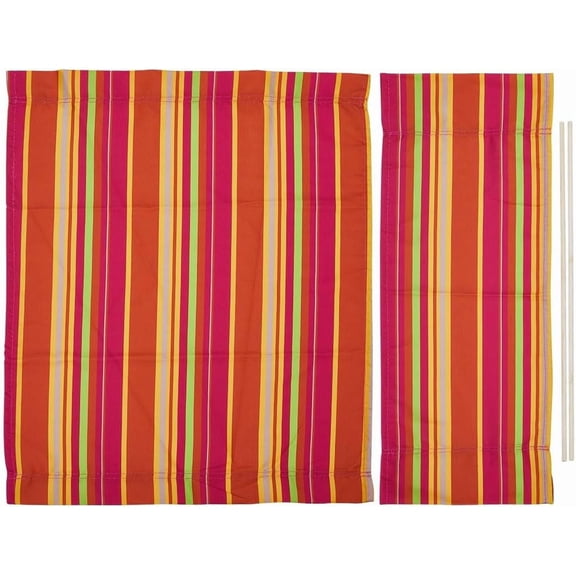 21x8~16" 1 Set Director Chair Canva Replacement 1.5mm Thick Chairs Canvas Cover Seat Cloth Home Supplies Furniture Accessories for Home Patio Supplies Camping Household Outdoor(Colorful)