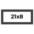thumbnail image 1 of 21x8 Frame Brown Rustic Solid Wood Picture Frame 1.5 Inches Wide | Interior Frame Depth 0.5 Inches, 1 of 8