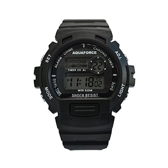 22-001 Combat Multi Function Black Case with Black Strap Digital Watch