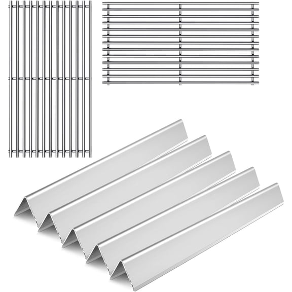 22 1/2 Inch Stainless Steel 7536 16GA Flavorizer Bars 7527 Cooking Grates for Genesis Silver B and C, Spirit 700 900, Spirit 300,E-310 & E-320, Spirit S-310 & S-320