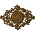 thumbnail image 1 of 22 1/2"W x 30 3/8"H x 1 1/2"P Katheryn Ceiling Medallion, Hand-Painted Smokey Topaz Crackle, 1 of 6