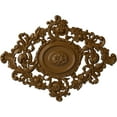 thumbnail image 1 of 22 1/2"W x 30 3/8"H x 1 1/2"P Katheryn Ceiling Medallion, Hand-Painted Smokey Topaz, 1 of 6