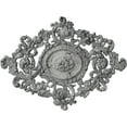 thumbnail image 1 of 22 1/2"W x 30 3/8"H x 1 1/2"P Katheryn Ceiling Medallion, Hand-Painted Ultra Pure White Crackle, 1 of 6