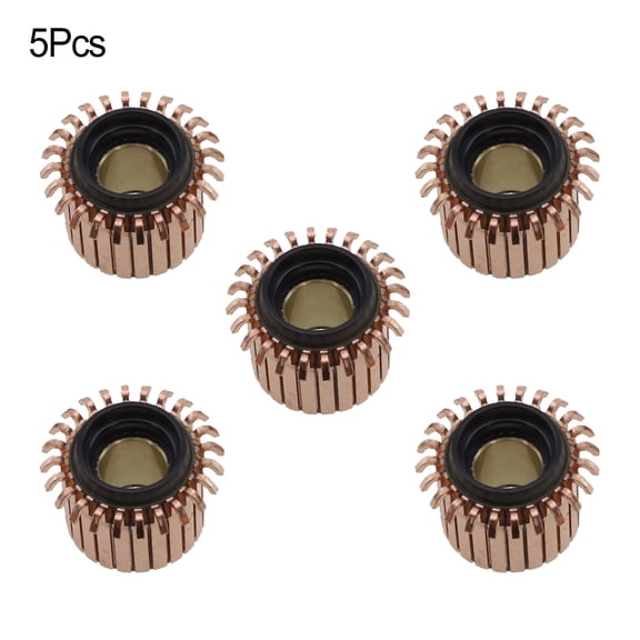 22.1 X 10 X 17.5(20.8) mm 24P Teeth Copper Hook Type Electrical Motor Commutator
