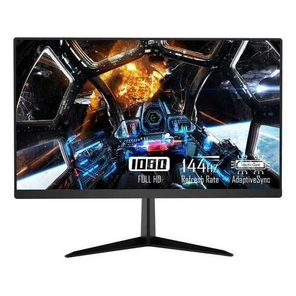 22 144Hz 1920 x 1080p Full HD Flat Computer Monitor with HDMI Display Ports, Adjustable Tilt, Free-Tearing Eye Care Monitor for Home Office and Gaming (DP Cable Included), Black (C2B2G)