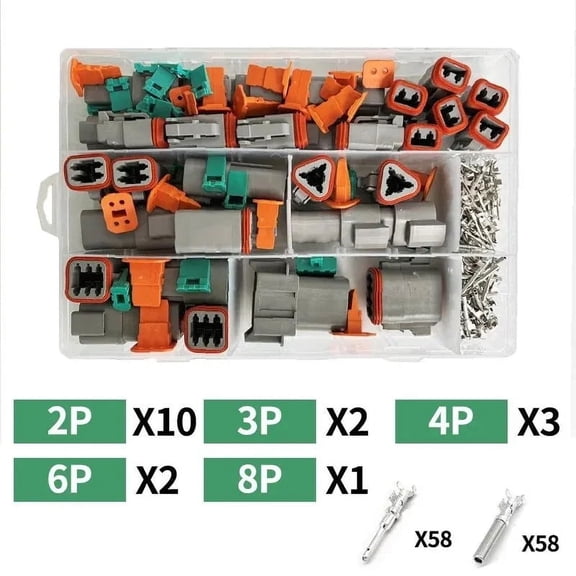 22-16AWG Automotive Waterproof Connectors , Male and Female Connectors , Plug Kits , Boxed Sets
