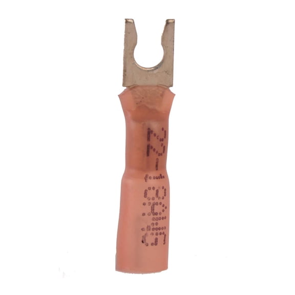 22-18 AWG Heat Shrink #8 Snap Spade Terminal (100/Pkg.)