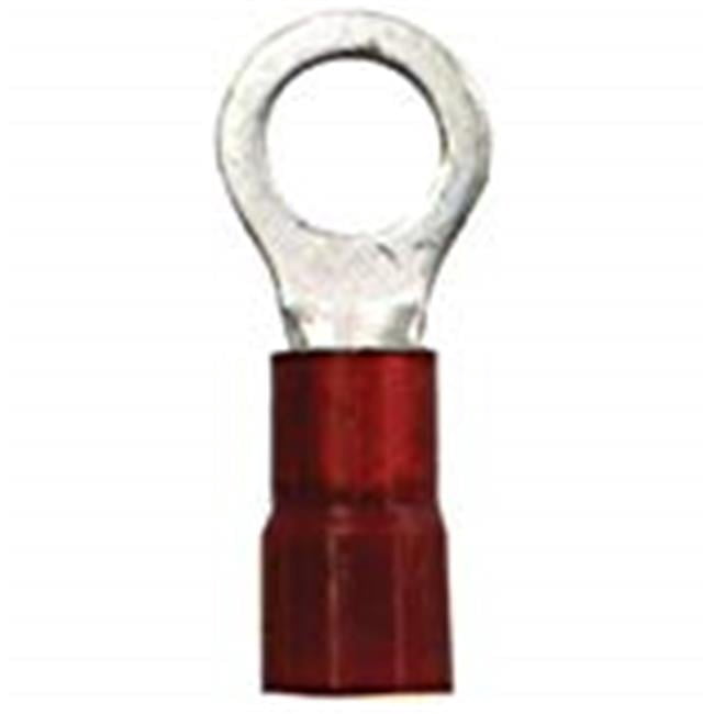 22-18 AWG No. 10 Ring Terminals - 6 per Pack