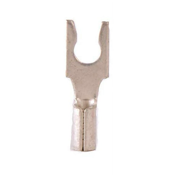 22-18 AWG Non-Insulated #10 Snap Spade Terminal - Brazed Seam (100/Pkg.)