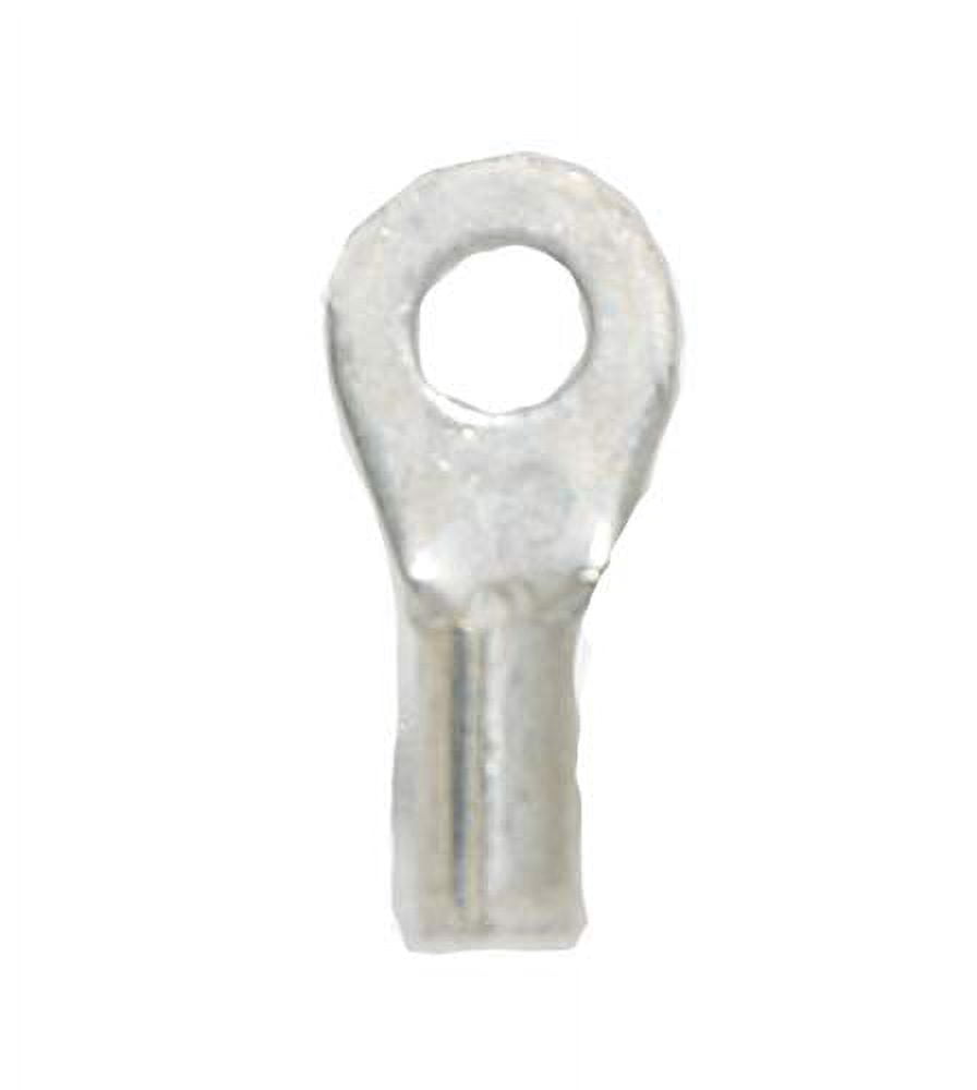 22-18 AWG Non-Insulated 3/8" Stud Ring Terminal - Butted Seam (100/Pkg.)