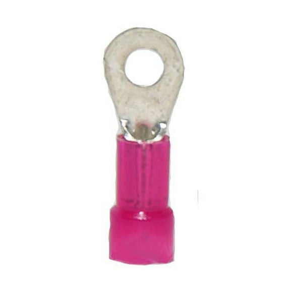 22-18 AWG Nylon Insulated #4 Stud Ring Terminal (100/Pkg.)
