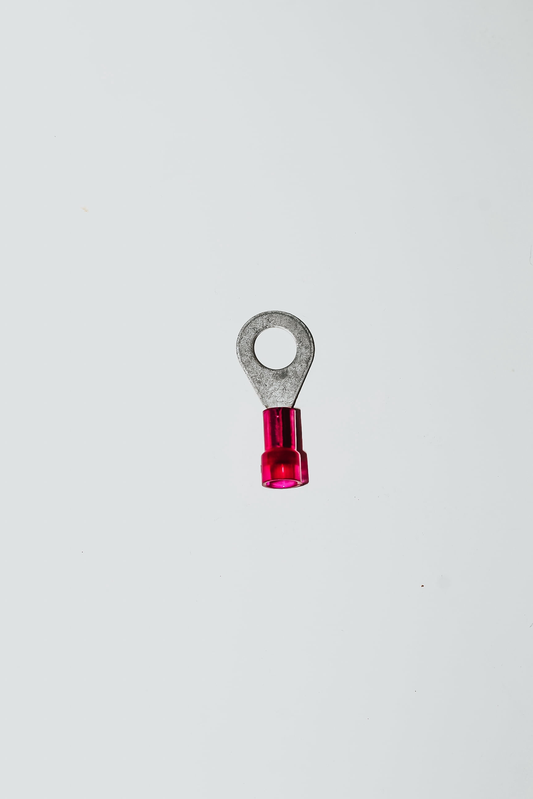 22-18 Awg Nylon Insulated 1/4 Inch Stud Ring Terminal (100/Pkg.)
