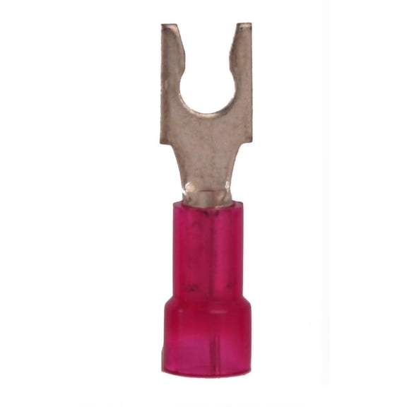 22-18 Awg Nylon Insulated #8 Snap Spade Terminal (100/Pkg.)