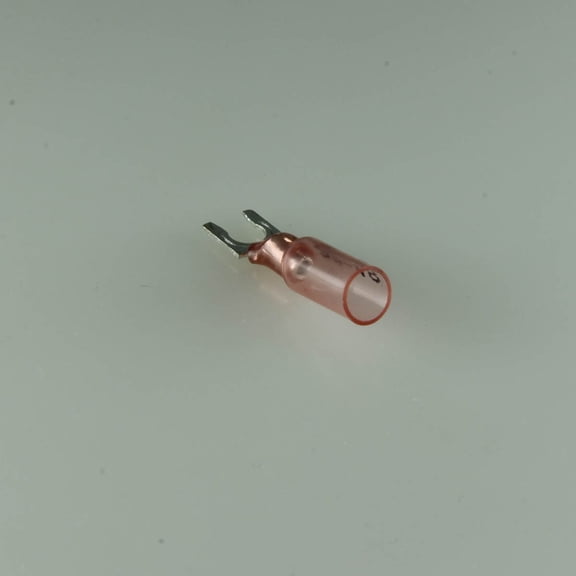 22-18 Ga. Heavy Duty Heat-Shrink Snap-Spade Fork Terminals, #10 Stud - (pack of 25)