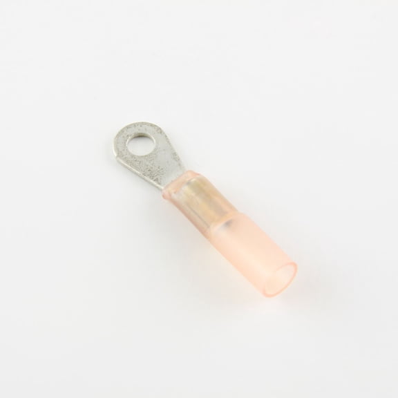 22-18 Ga. Solder Heat-Shrink Ring Terminals, #8 Stud - (pack of 10)