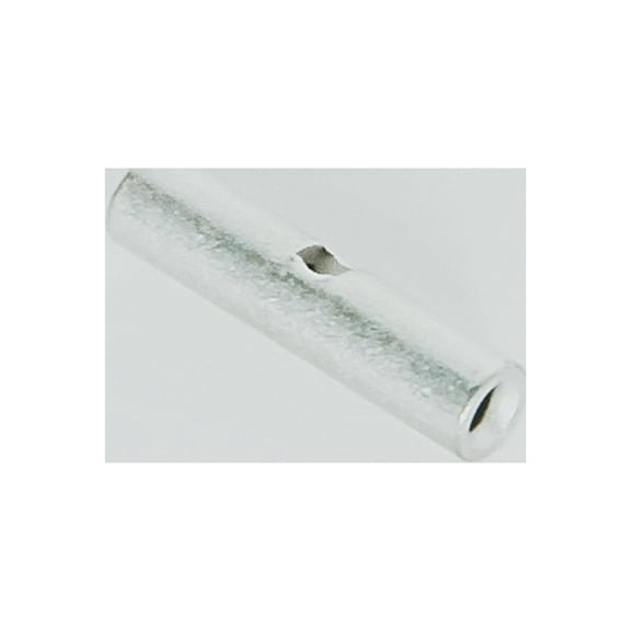 22-18ga .565 Length - Non-Insulated Butt Splice Connector - Seamless (100/Pkg.)