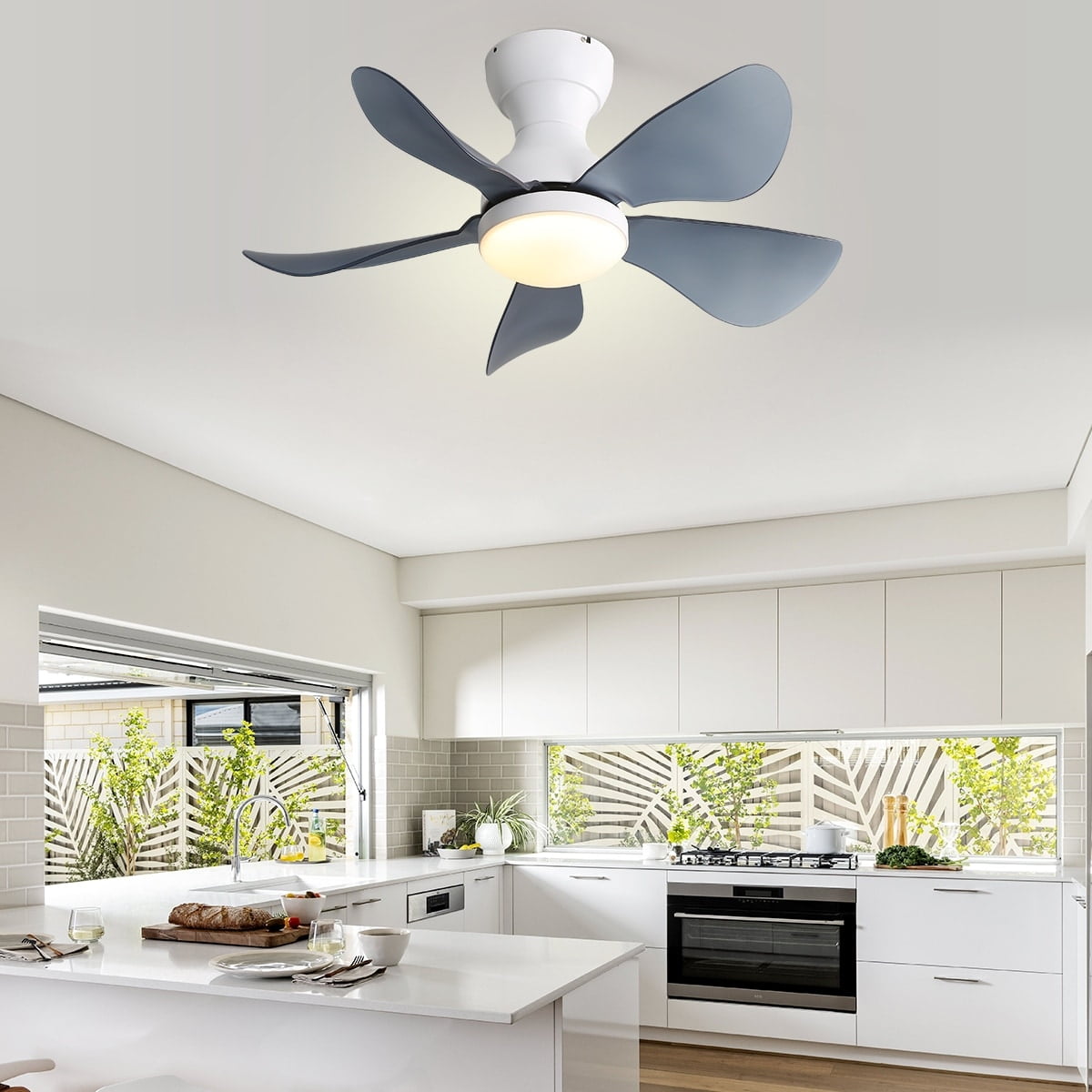 Lights Ikea Ceiling Fan With Light And LED 42/52 Inch High