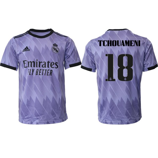 22/23 Real Madrid away game Thai version 18# jersey - Walmart.com