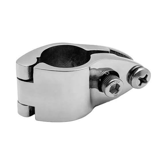 22/25/30/32MM Stainless Steel Marine Boat Top Jaw Slide Clamp Steel Boat Hardware Fitting For Inflatable Commercial Yachts - Saltwater Resistant