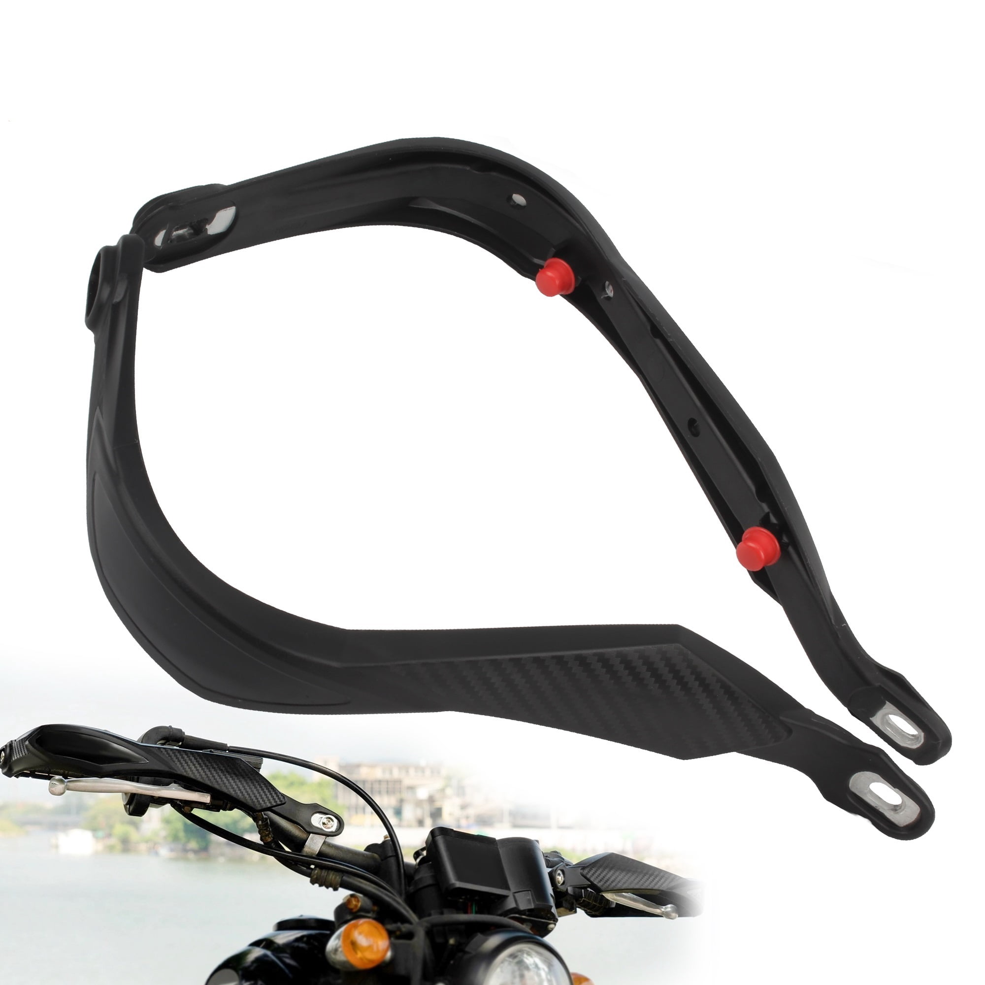 Progrip 5610 Enduro Handschützer – Rot, Für Motorrad & Offroad