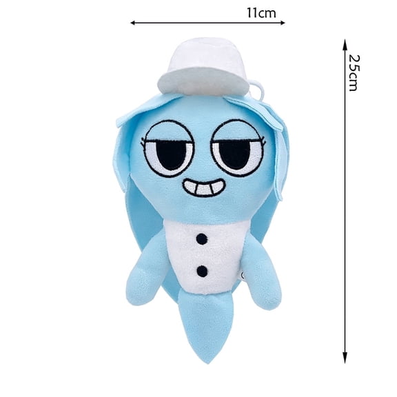 22-33cm Dandy's World Plush Set - Goob, Boxten, Flower Cat & Bunny | Collectible Stuffed Toy Pillow for Game Fans