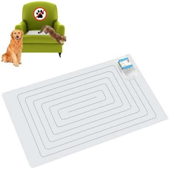 22"x14" Scat Mat for Dogs and Cats, Pet Shock Mat with 3 Training Modes - Electric Training Pad to Keep Pets Off Furniture, Couch, Countertops, Christmas Tree - Indoor Pet Deterrent Mat