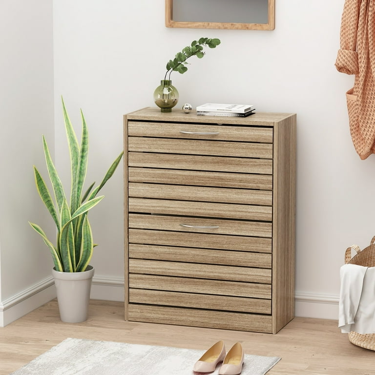Two drawer shoe cabinet hotsell