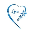thumbnail image 1 of 22.4"x17" Heart Shape Mirror Wall Sticker, 3D Acrylic Stickers Heart Shaped DIY Self Adhesive Wall, DIY Wall Art Home Decor Heart Mirror Wall Decals for Living Room Bedroom Bathroom Office, 1 of 5