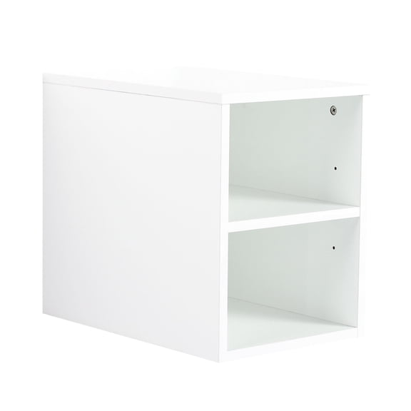22.40-Lb Glossy Shelf - Adjustable Storage Tier - Multiple Living Spaces - Moisture-Resistant Plywood Shelf