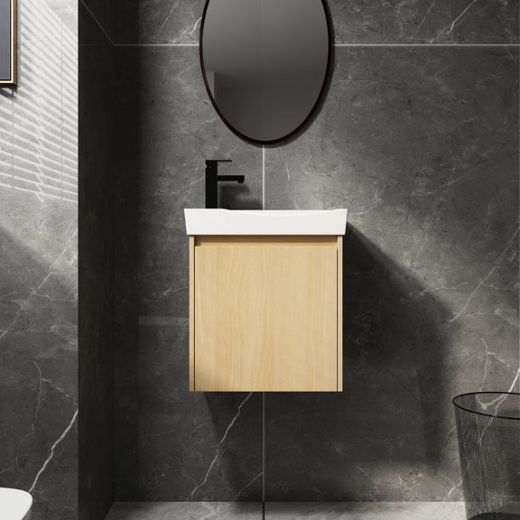 22.44 in Height, Single Door Cabinet - Anti - dust Storage - Bathroom - Tidy Bathroom Look