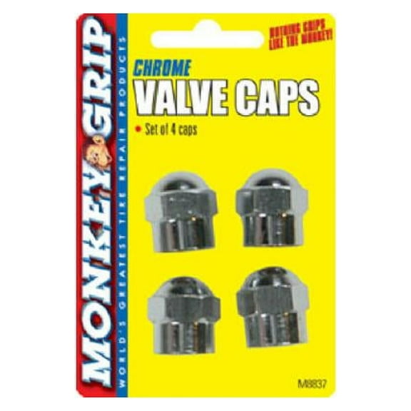 22-5-08837-M Hex Valved Caps, Chrome, 4-Pk. - Quantity 6