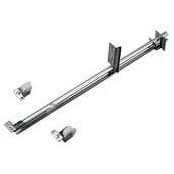 22-5/8" 50lb. Center Mount 3/4 Extension Nylon Roller Drawer Slide,
