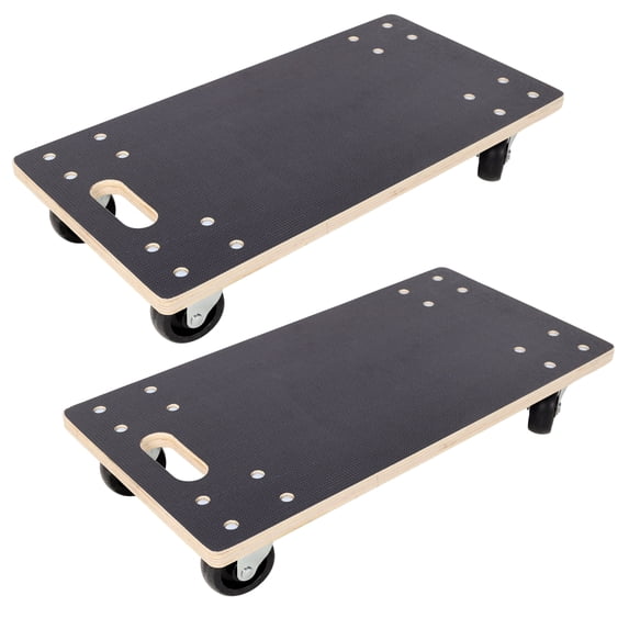 22.5-Inch Furniture Moving Wooden Dolly No Brakes, Heavy Duty Plywood Mover with 4 PP Swivel Casters, 1320 lbs Capacity Rolling Cart for Piano, Couch, Fridge & Appliances, 2 Pack