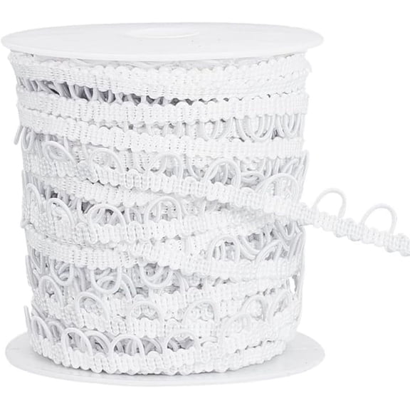 22.5 Yards Nylon Elastic Ribbons with Loops s Costume Accessories Mixed Color 1/2 inch(12mm) 22.5 yards