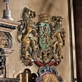 thumbnail image 1 of 22.5" Ancient European Royal Lions Mythological Beasts Coat of Arms Wall Scul..., 1 of 1