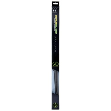(2 pack) 22" 550MM BLACK EDITION SILICONE SCRUBBLADE WIPER BLADE