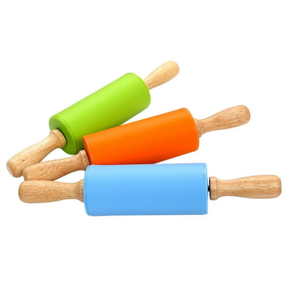 NIAIZEK Pastry Roller Pin Set with Mini Handle for Home Baking and Family Use, Kitchen Tool