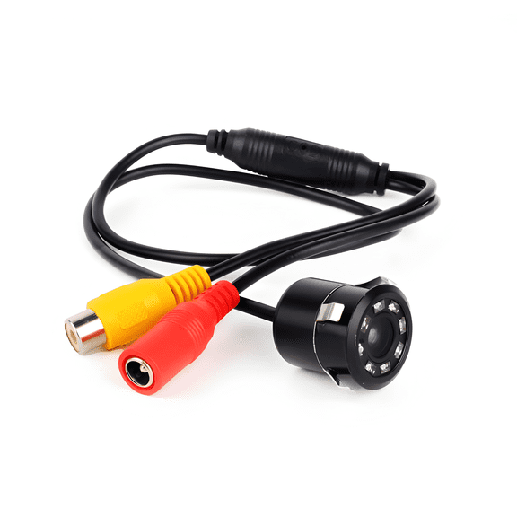 22.5mm Drill-in Flush Backup Camera | IP68 Full Waterproof,8LED Night Vision,6-Glass Lens,CVBS Analog Signal,100 Parking View
