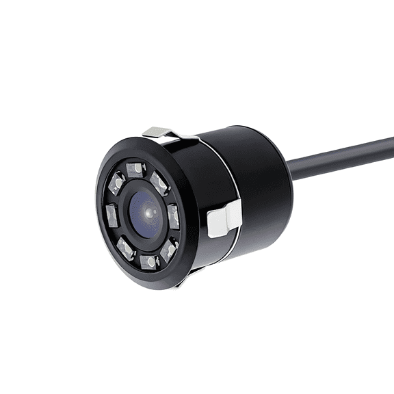 22.5mm Flush Mount Reverse Camera |170Wide,LED Night Vision,IP67 Waterproof,Dynamic Parking Guideline,CVBS Analog