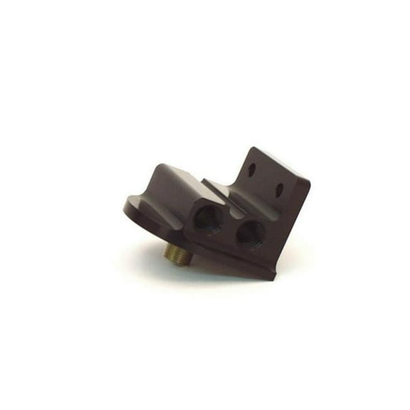 22-620 Billet Aluminum Remote Oil Filter Mount - Accepts Chevy Type Spin-On Filters